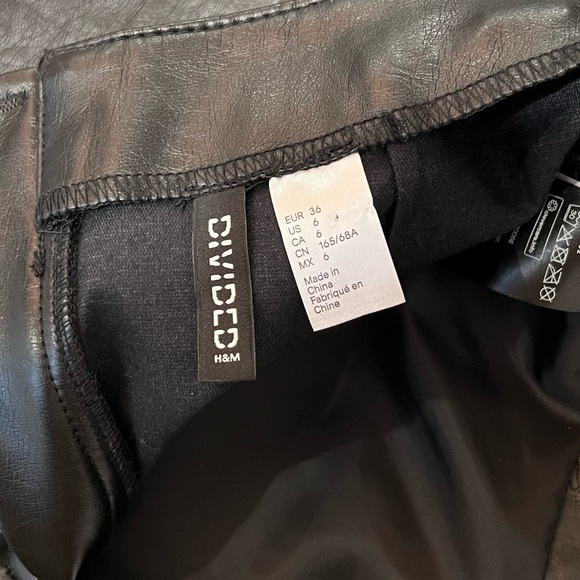 Faux Leather Mini Skirt - Picture 5 of 6